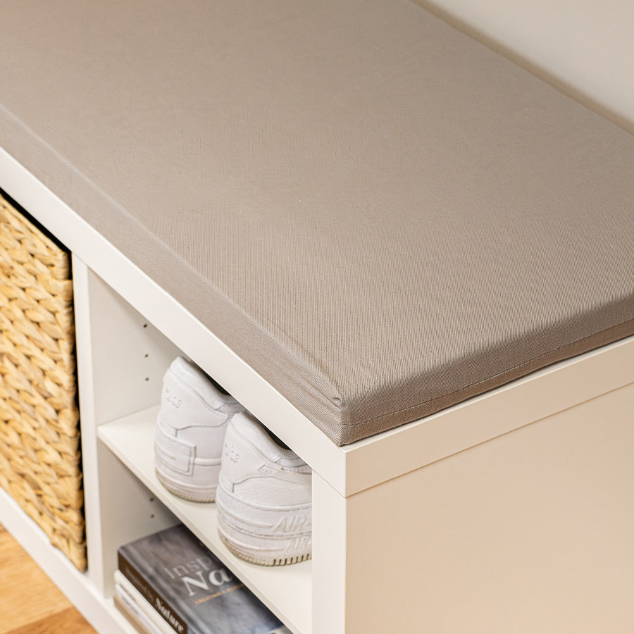 Polsterauflage in Hellgrau für Kallax Regal