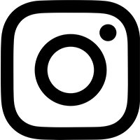 Schwarzes Instagram-Logo als transparente .png Datei