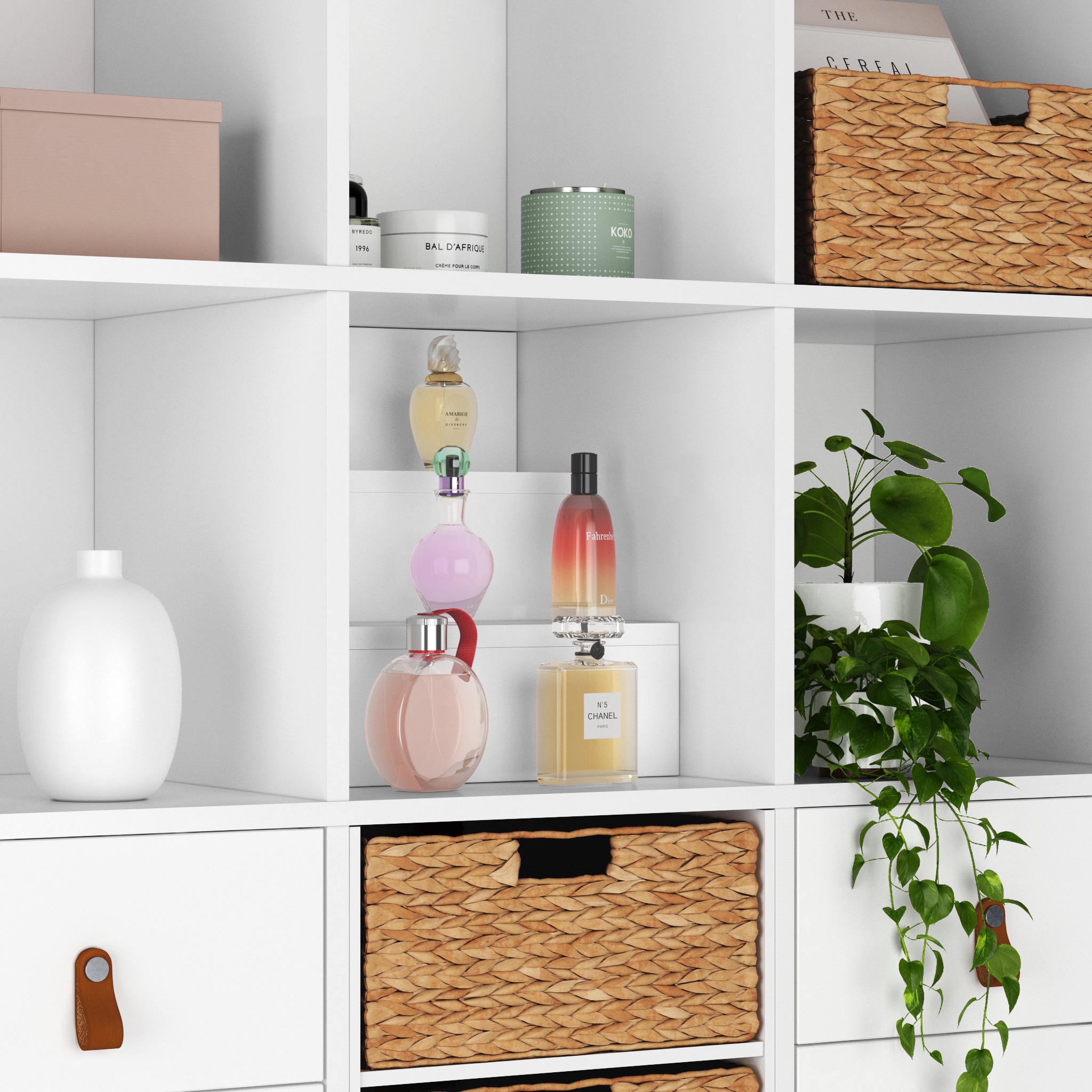 Kallax Einsatz für deine liebsten Parfumflakons