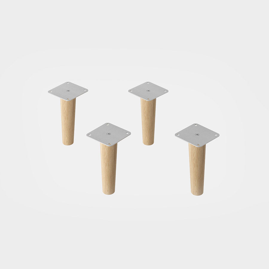 Möbelfüße 4-er Set mit einer Höhe von jeweils 16 cm