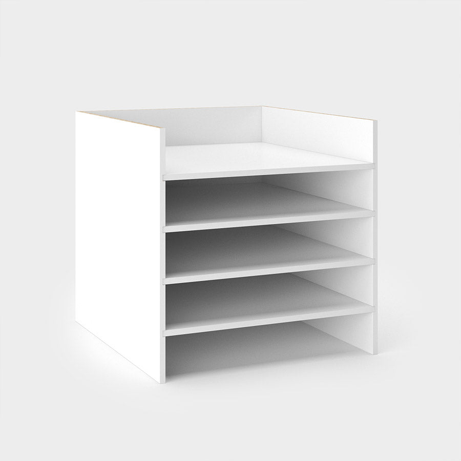 Kallax Einsatz mit 4 Böden und Rückwand