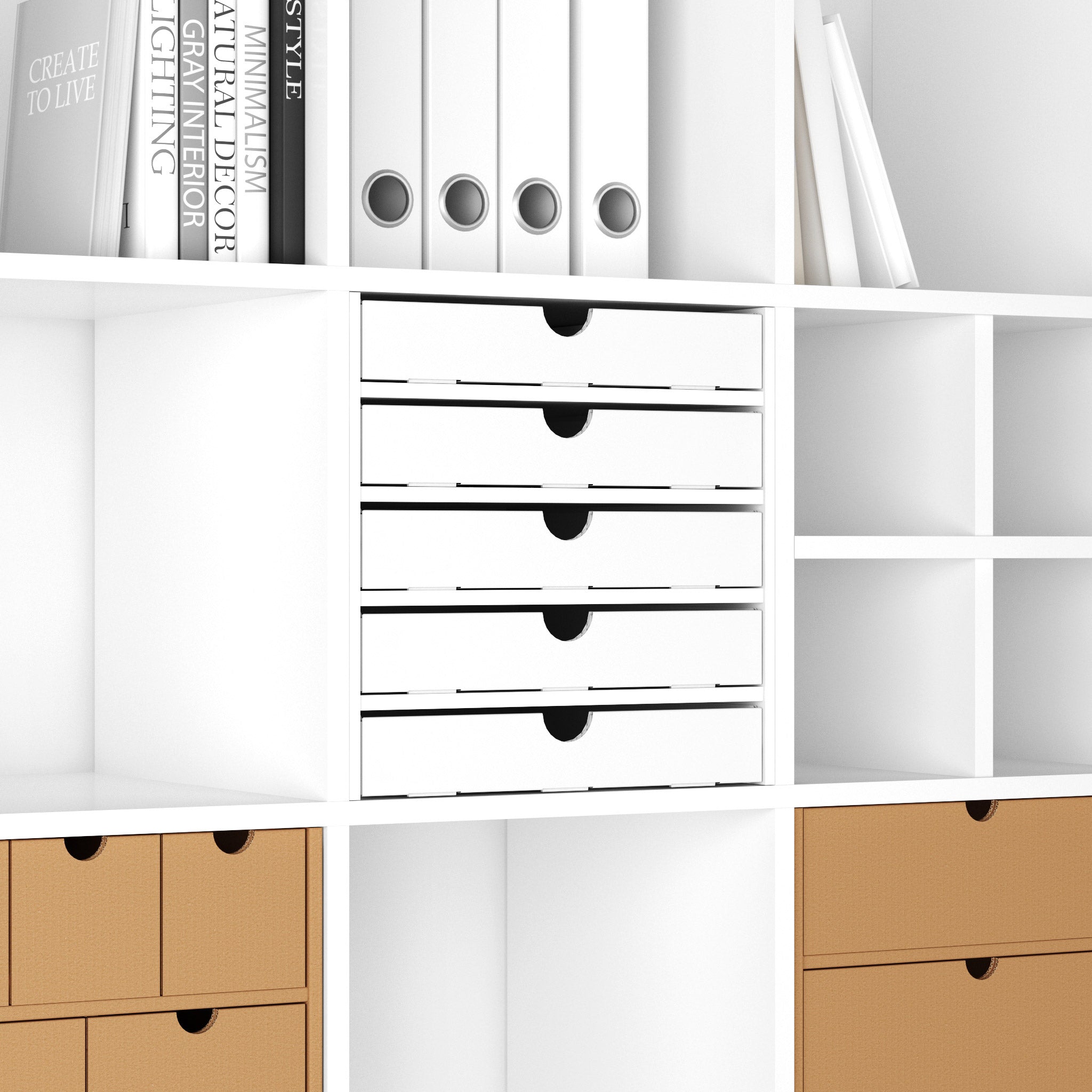 IKEA Kallax Regaleinsatz mit Schubladen