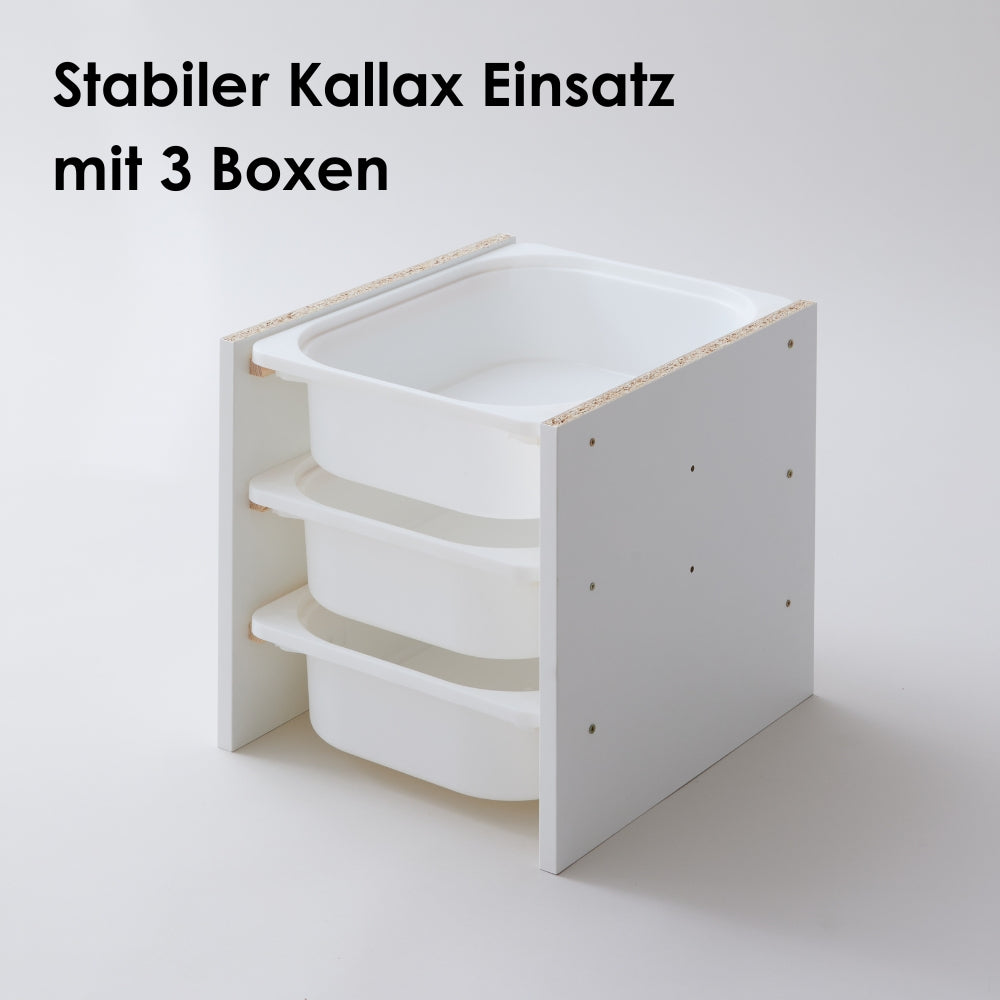 kallax lego aufbewahrung Kallax Regal Einsatz für 3 Trofast Boxen