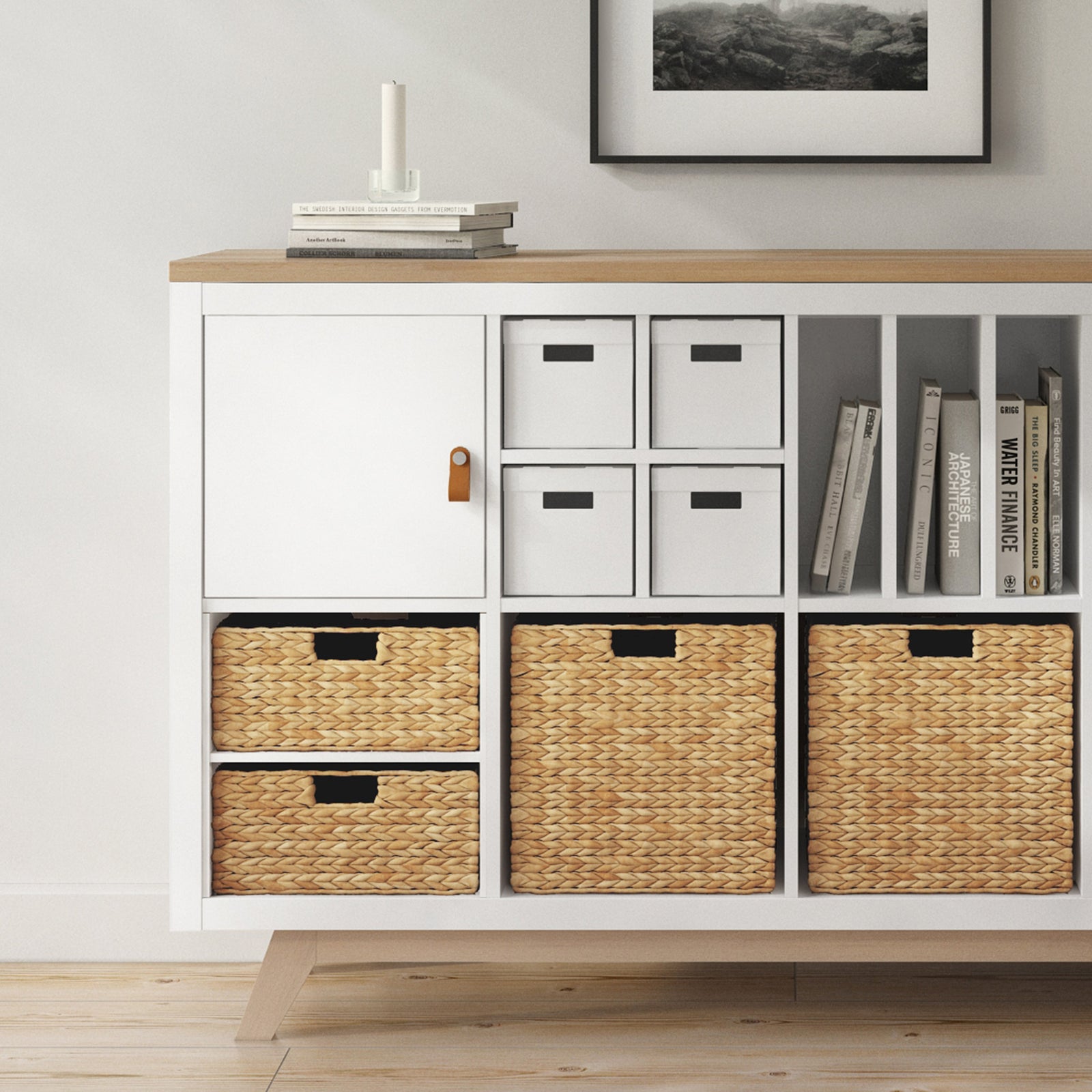 Handgeflochtener und stabiler IKEA Kallax Korb